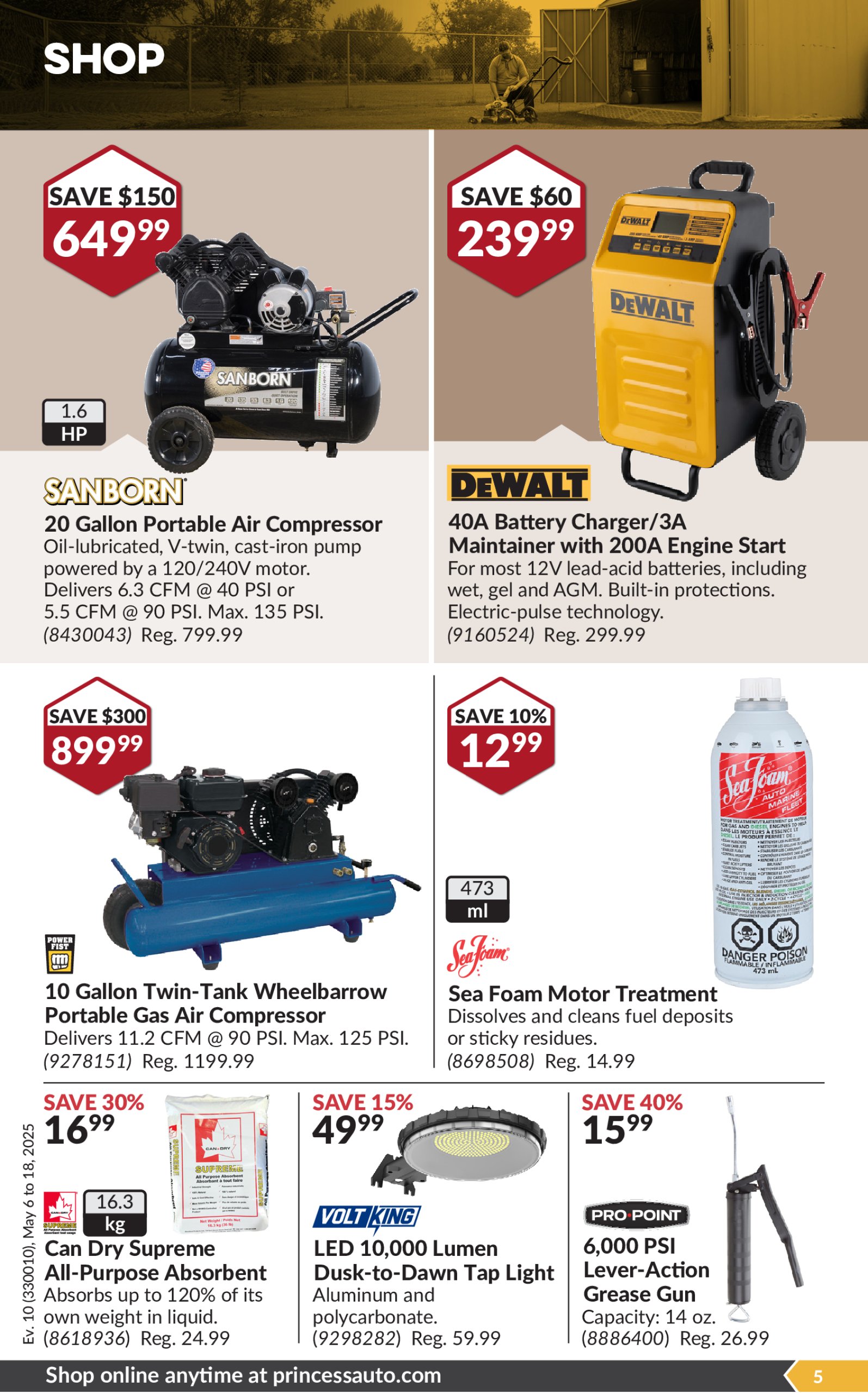 princess-auto - Princess Auto flyer valid from 05-06 - 05-18 - page: 8 princess-auto - Princess Auto flyer valid from 05-06 - 05-18 - page: 8