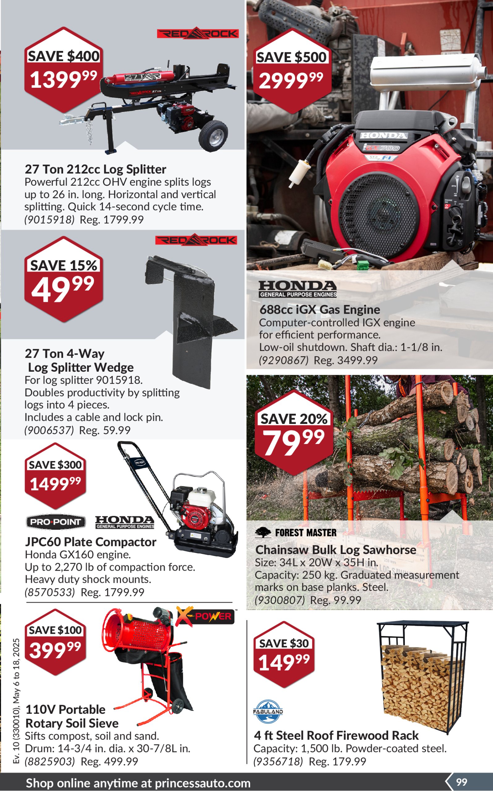 princess-auto - Princess Auto flyer valid from 05-06 - 05-18 - page: 102 princess-auto - Princess Auto flyer valid from 05-06 - 05-18 - page: 102