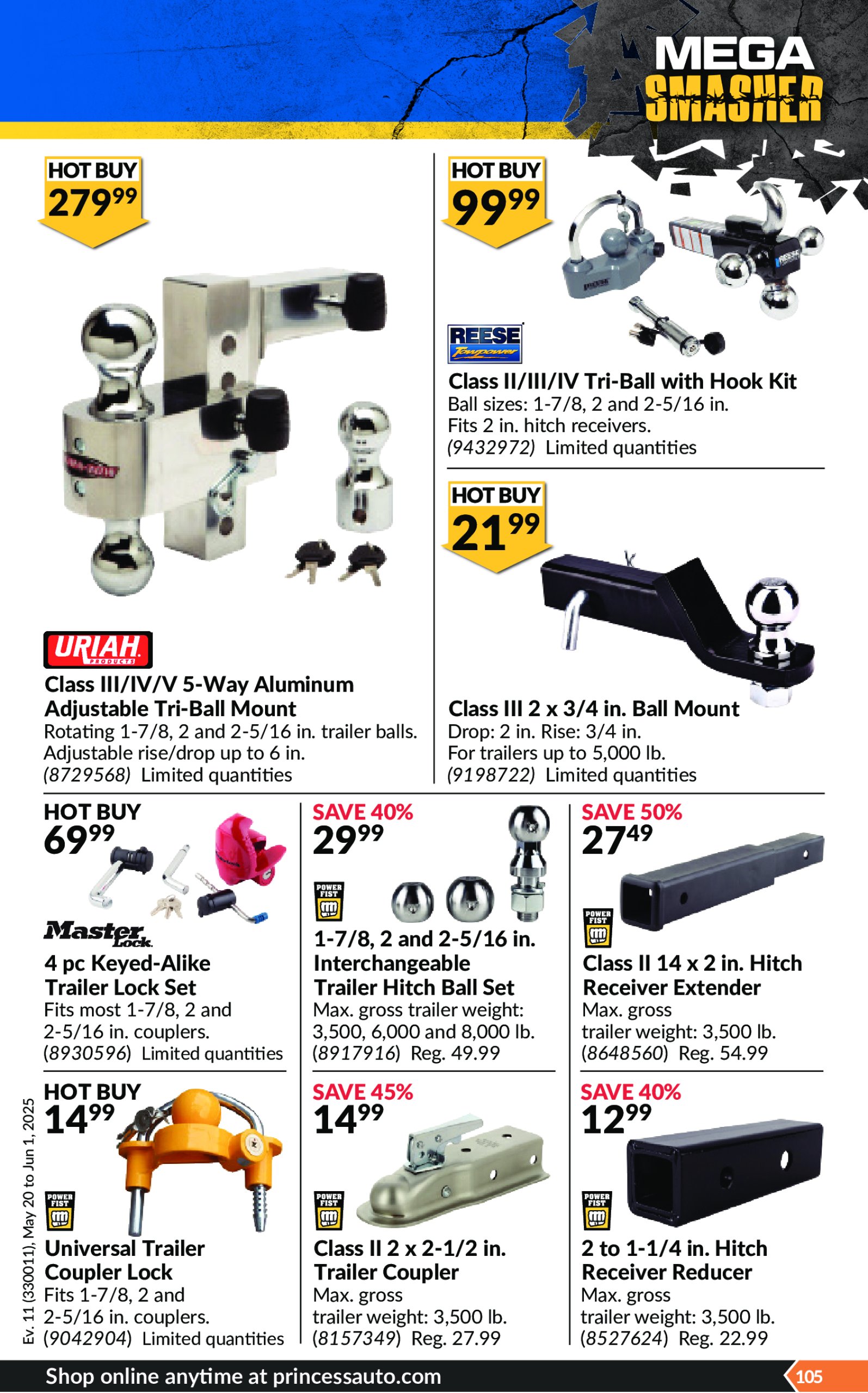 princess-auto - Princess Auto flyer valid from 05-20 - 06-01 - page: 108 princess-auto - Princess Auto flyer valid from 05-20 - 06-01 - page: 108
