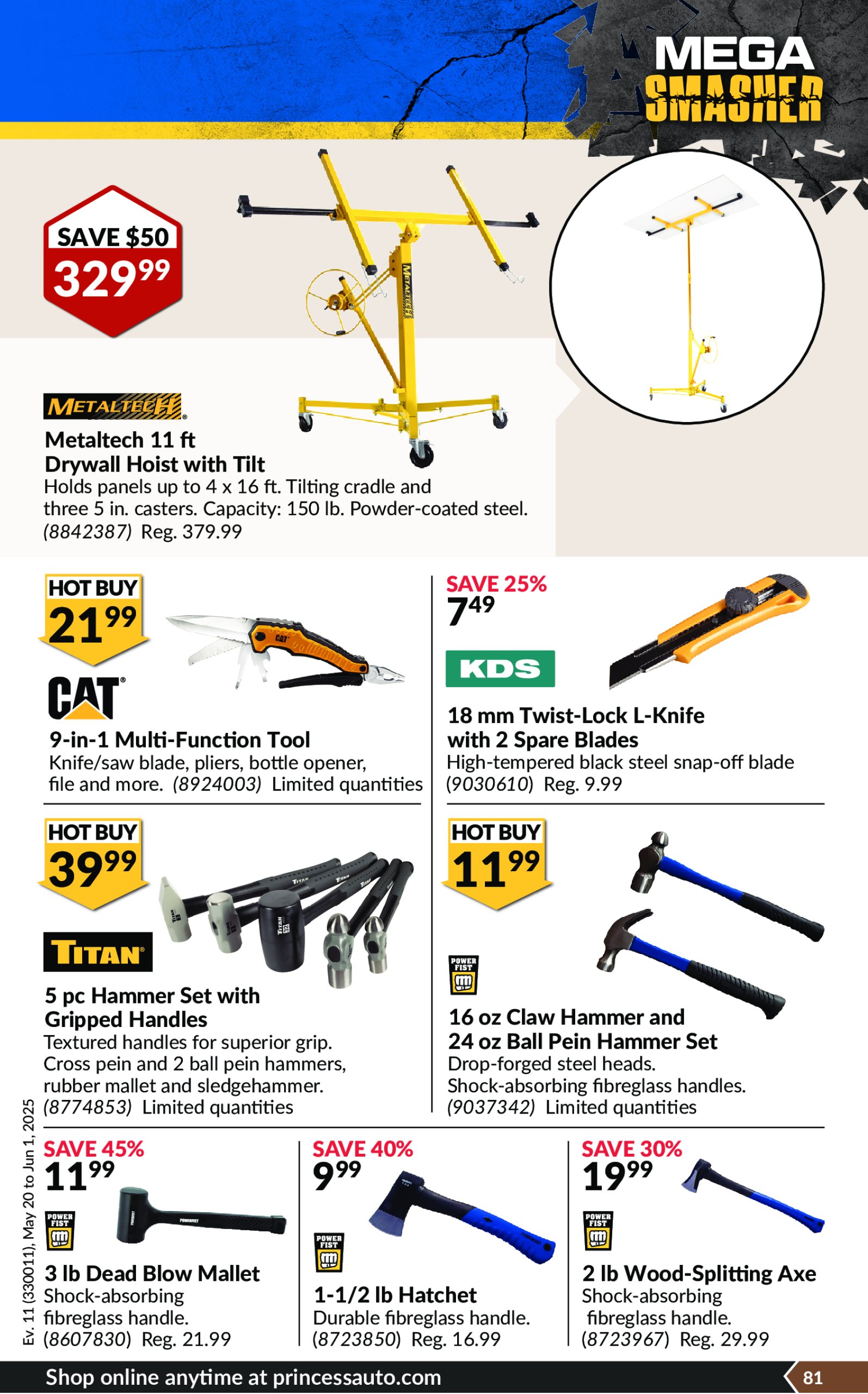 princess-auto - Princess Auto flyer valid from 05-20 - 06-01 - page: 84 princess-auto - Princess Auto flyer valid from 05-20 - 06-01 - page: 84