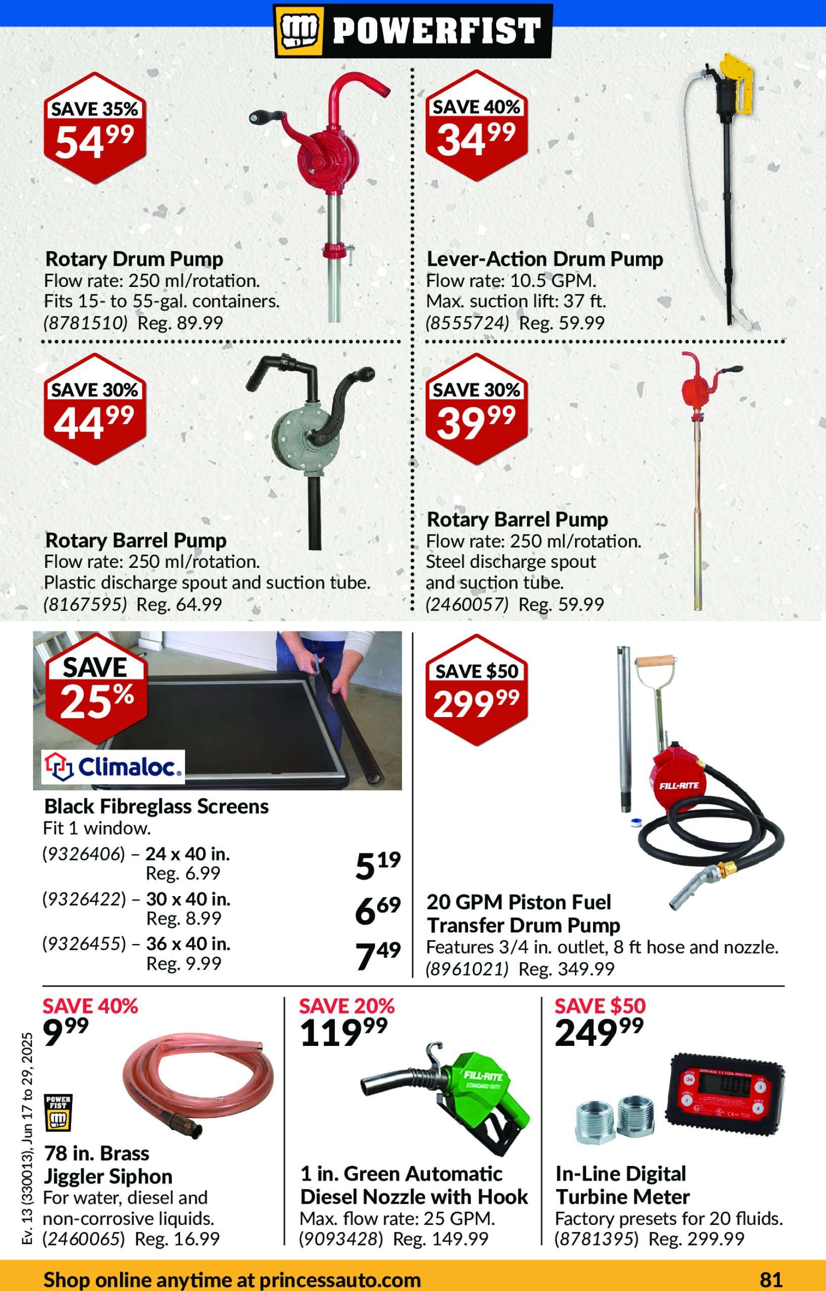 princess-auto - Princess Auto flyer valid from 06-17 - 06-29 - page: 84 princess-auto - Princess Auto flyer valid from 06-17 - 06-29 - page: 84
