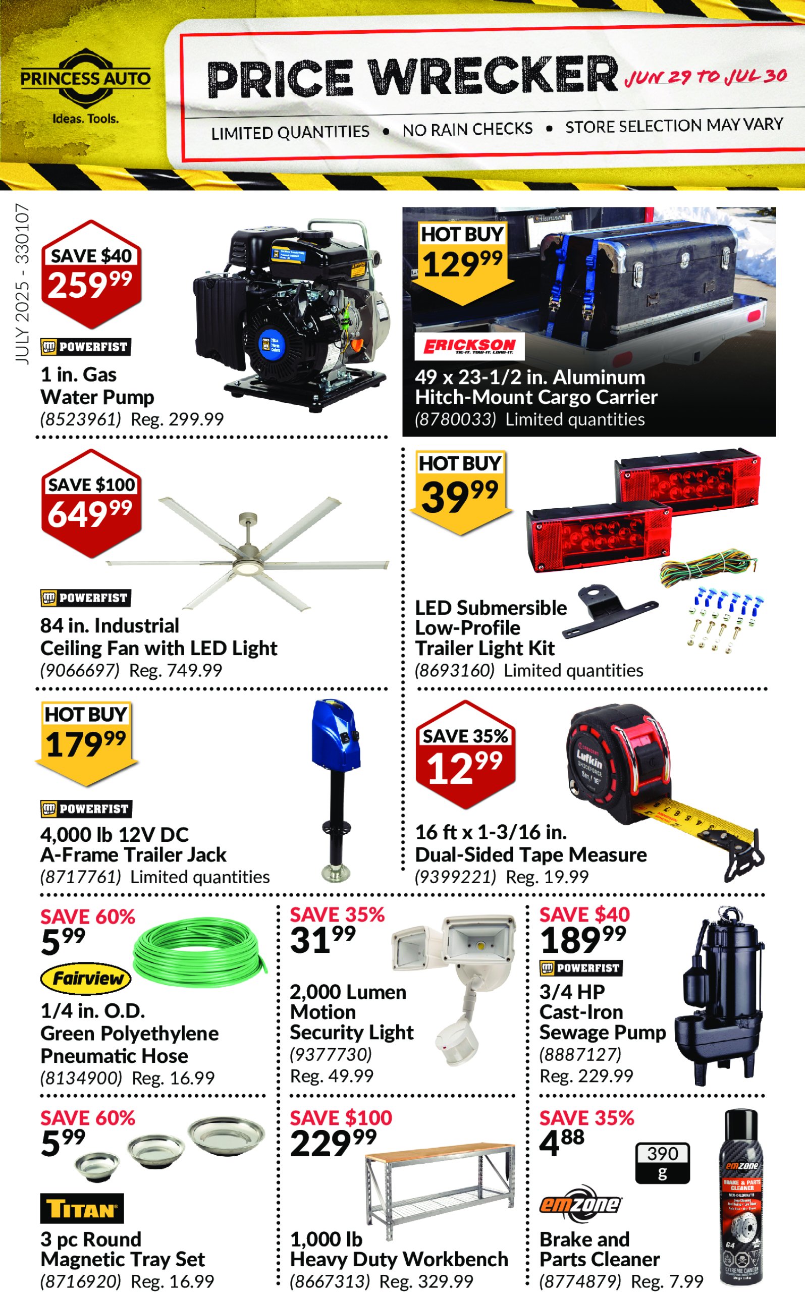 princess-auto - Princess Auto - Price Wrecker flyer valid from 07-01 - 07-31