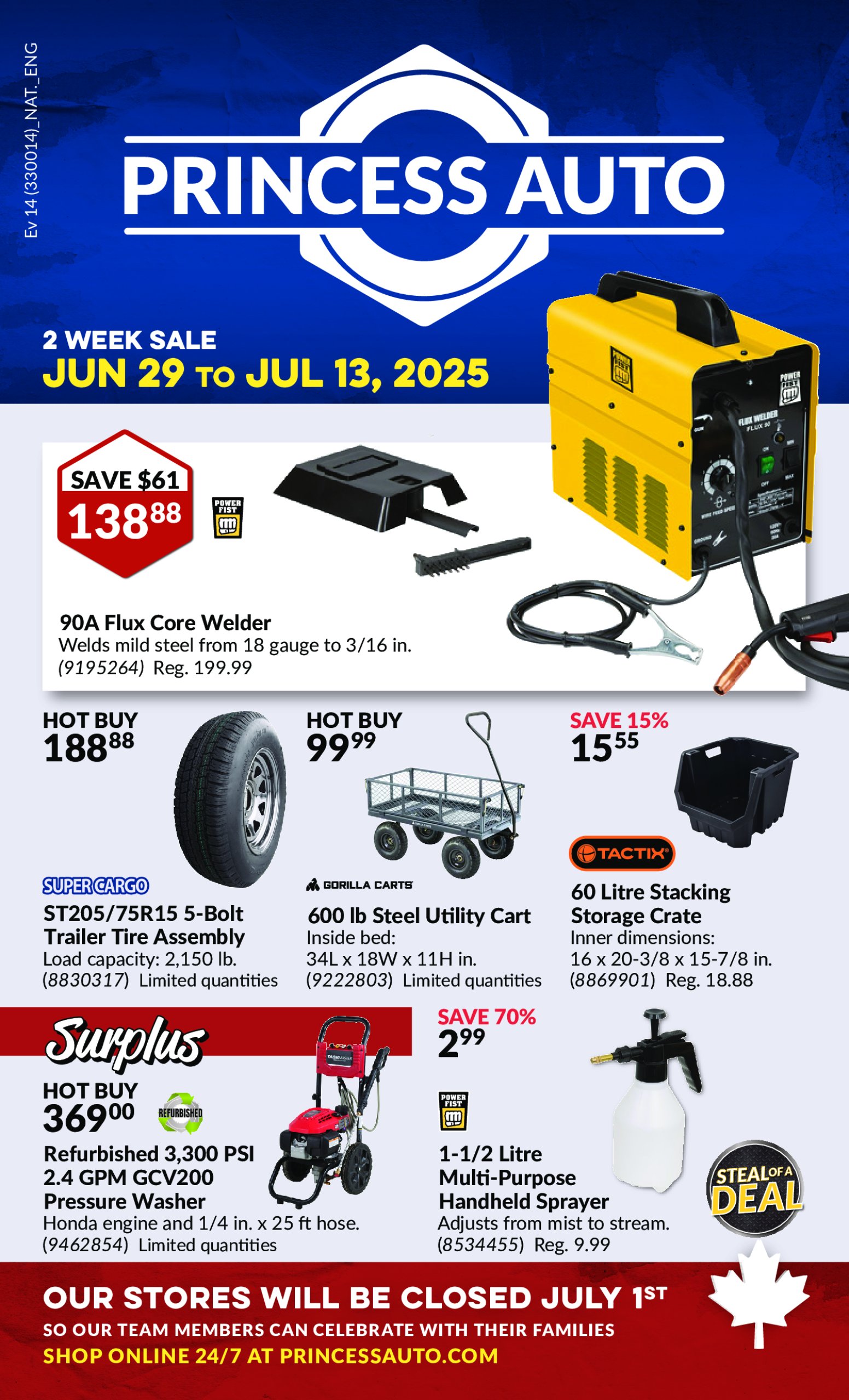 princess-auto - Princess Auto flyer valid from 06-29 - 07-13