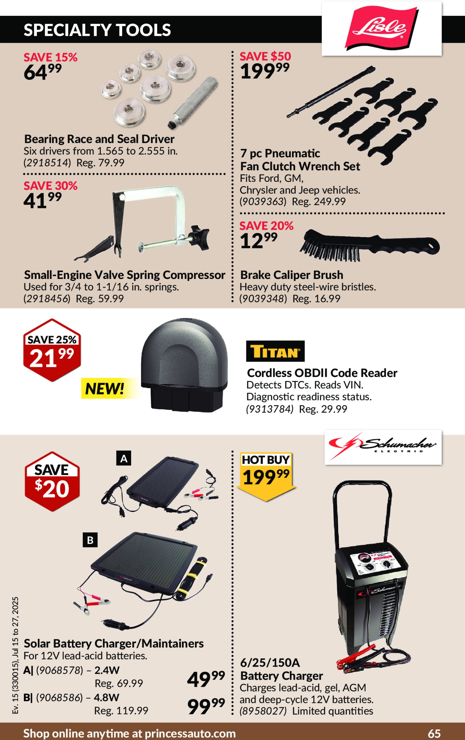 princess-auto - Princess Auto flyer valid from 07-15 - 07-27 - page: 68 princess-auto - Princess Auto flyer valid from 07-15 - 07-27 - page: 68