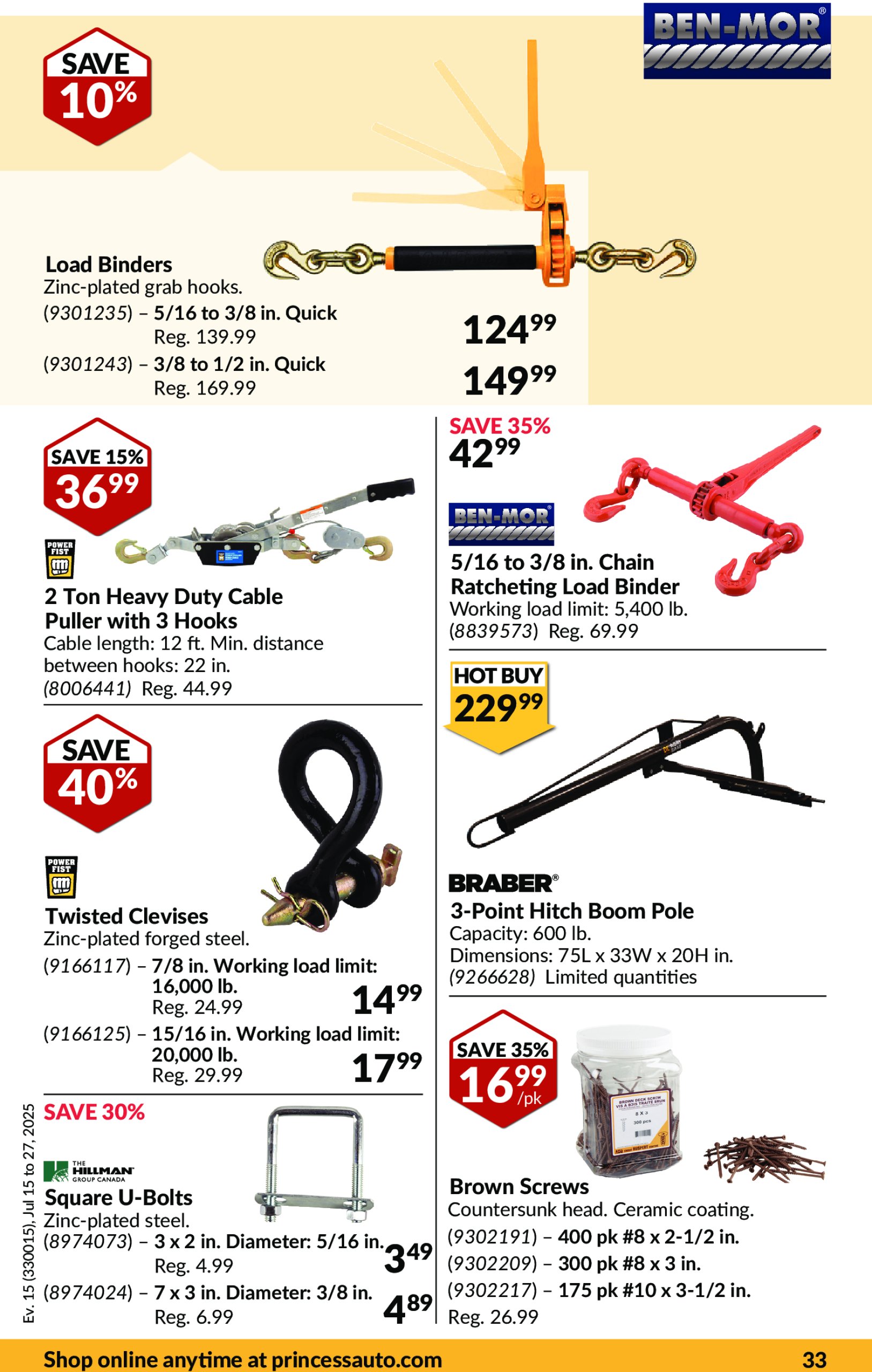 princess-auto - Princess Auto flyer valid from 07-15 - 07-27 - page: 36 princess-auto - Princess Auto flyer valid from 07-15 - 07-27 - page: 36