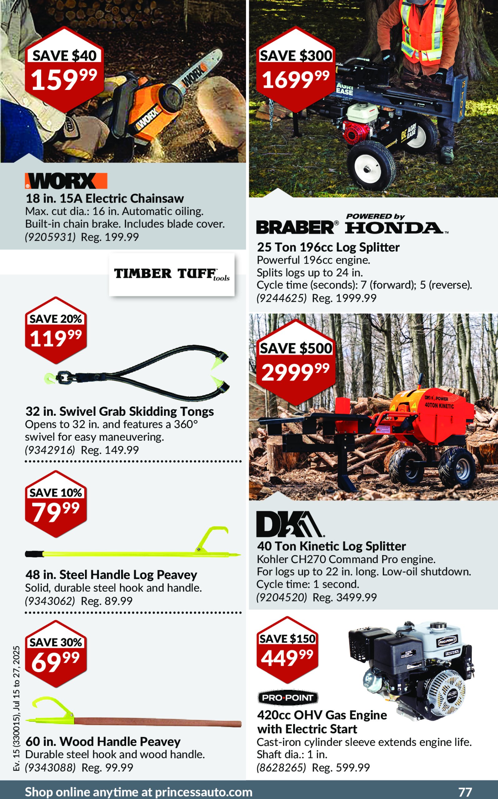 princess-auto - Princess Auto flyer valid from 07-15 - 07-27 - page: 80 princess-auto - Princess Auto flyer valid from 07-15 - 07-27 - page: 80