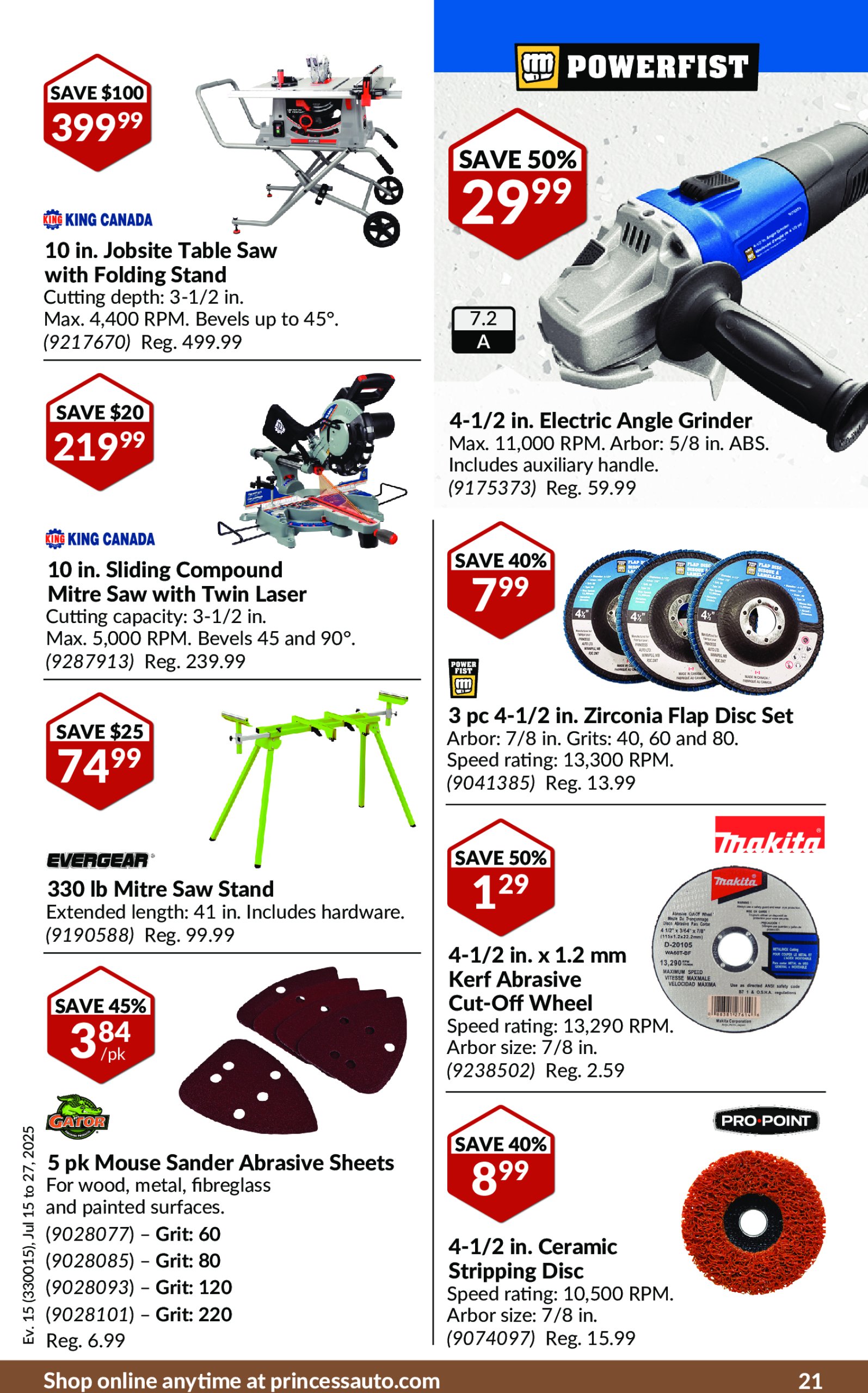 princess-auto - Princess Auto flyer valid from 07-15 - 07-27 - page: 24 princess-auto - Princess Auto flyer valid from 07-15 - 07-27 - page: 24