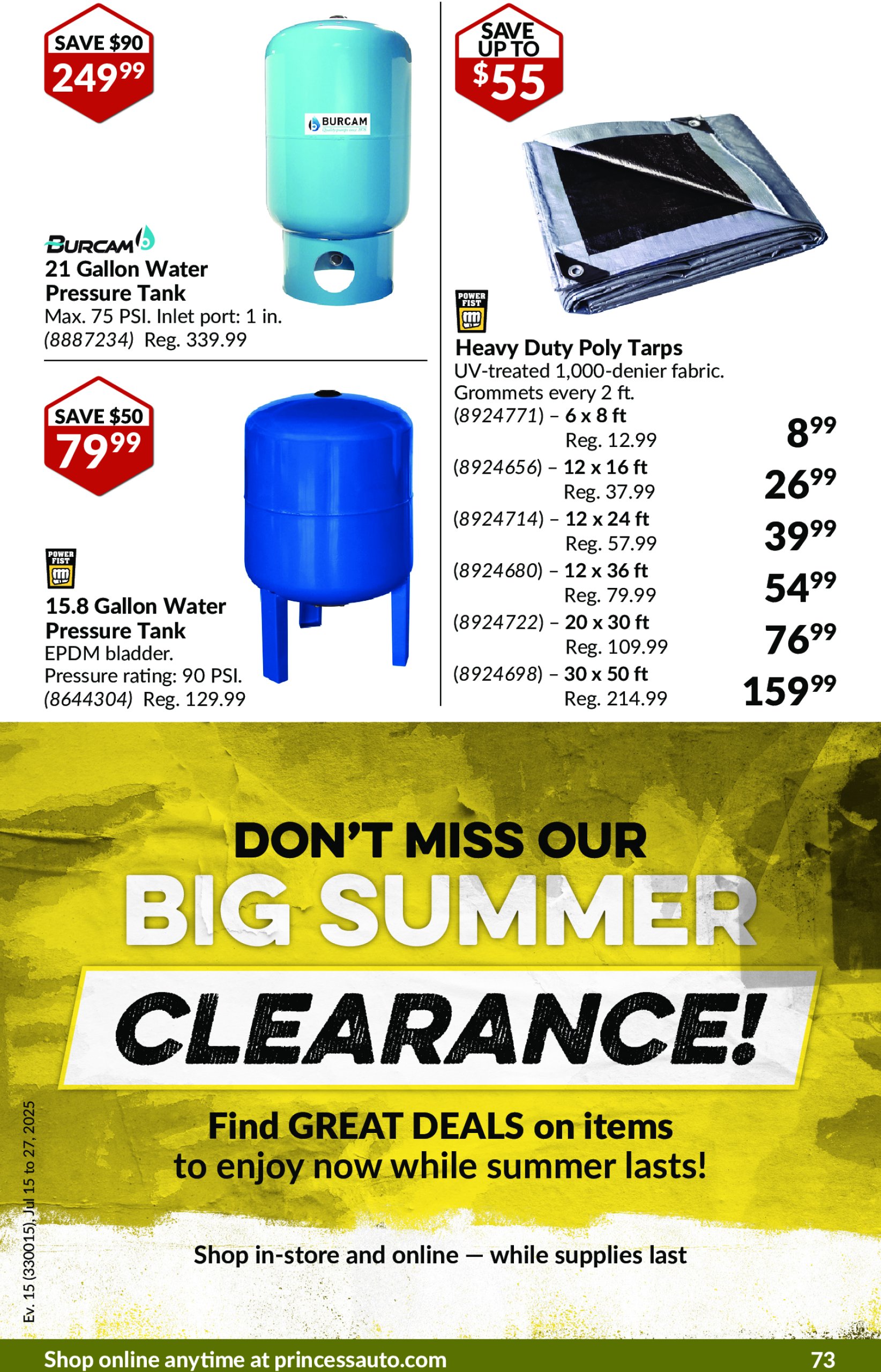 princess-auto - Princess Auto flyer valid from 07-15 - 07-27 - page: 76 princess-auto - Princess Auto flyer valid from 07-15 - 07-27 - page: 76