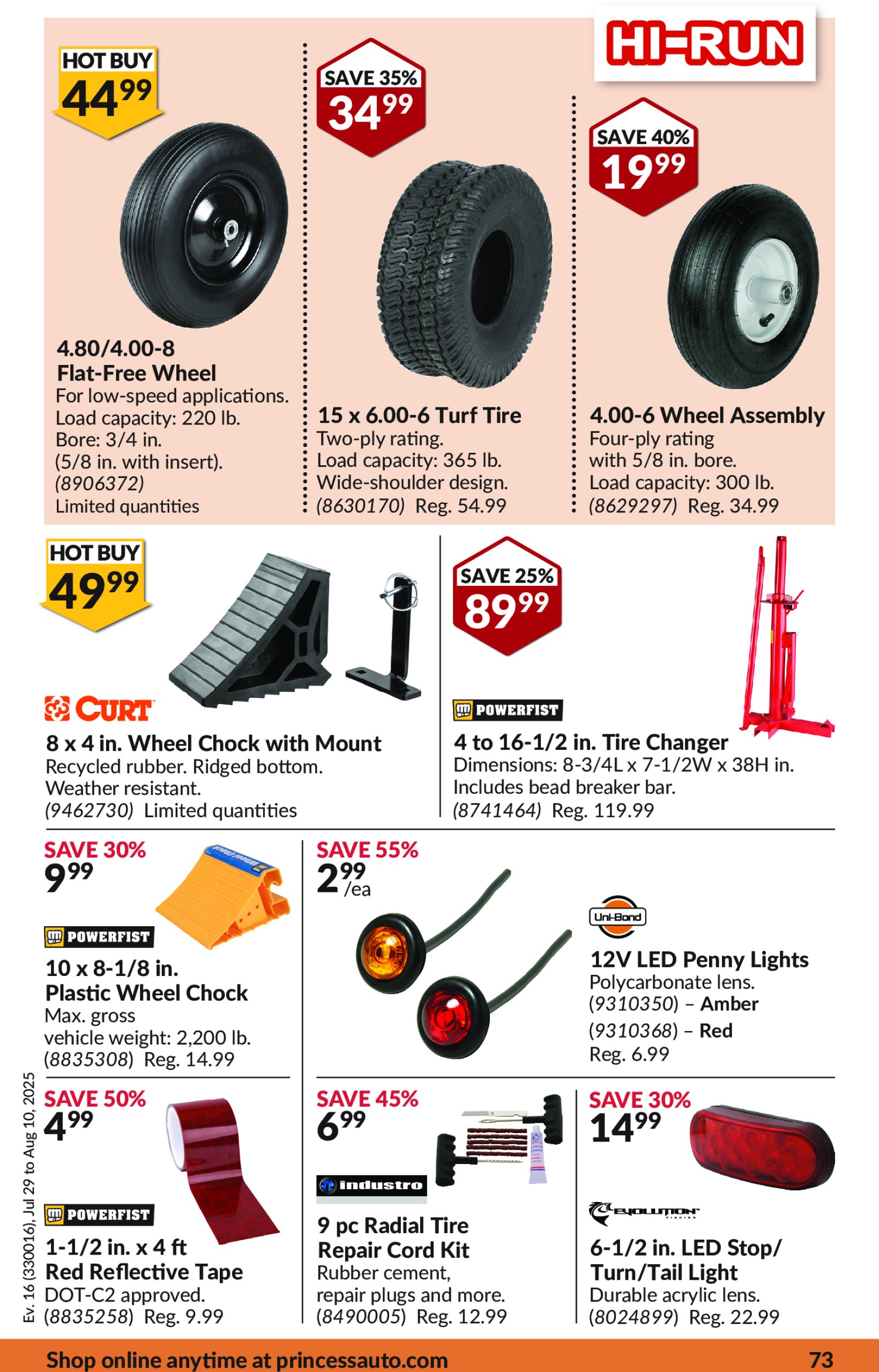 princess-auto - Princess Auto flyer valid from 07-29 - 08-10 - page: 78 princess-auto - Princess Auto flyer valid from 07-29 - 08-10 - page: 78