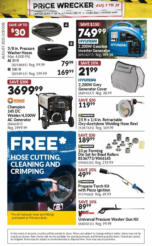 princess-auto - Princess Auto - Price Wrecker flyer valid from 08-01 - 08-31 - page: 22