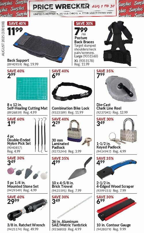 princess-auto - Princess Auto - Price Wrecker flyer valid from 08-01 - 08-31 - page: 10