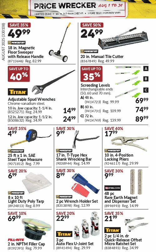 princess-auto - Princess Auto - Price Wrecker flyer valid from 08-01 - 08-31 - page: 18