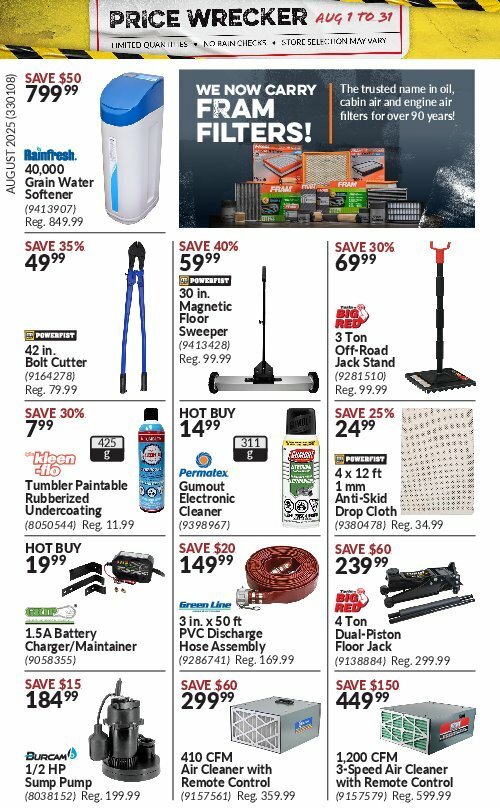 princess-auto - Princess Auto - Price Wrecker flyer valid from 08-01 - 08-31 - page: 16