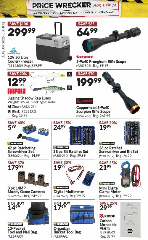 princess-auto - Princess Auto - Price Wrecker flyer valid from 08-01 - 08-31 - page: 19