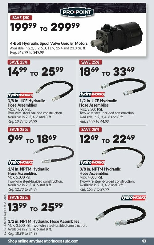 princess-auto - Princess Auto flyer valid from 08-12 - 08-24 - page: 46 princess-auto - Princess Auto flyer valid from 08-12 - 08-24 - page: 46