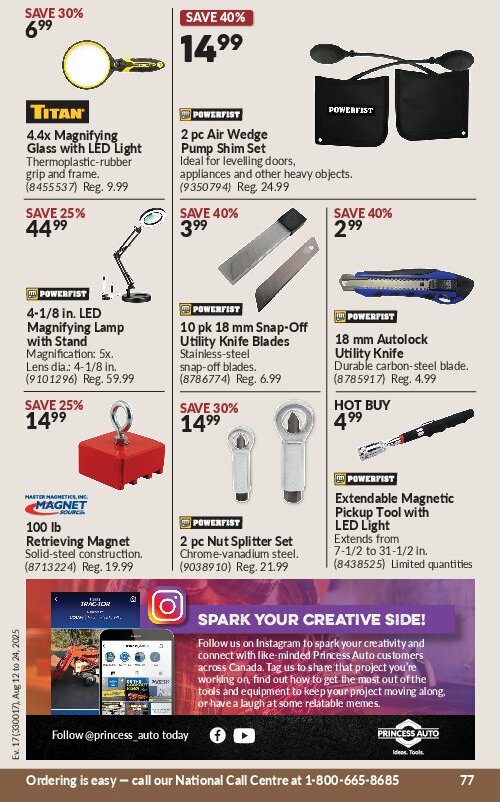 princess-auto - Princess Auto flyer valid from 08-12 - 08-24 - page: 80 princess-auto - Princess Auto flyer valid from 08-12 - 08-24 - page: 80