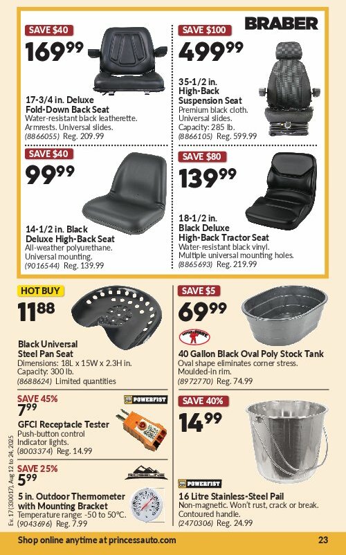 princess-auto - Princess Auto flyer valid from 08-12 - 08-24 - page: 26 princess-auto - Princess Auto flyer valid from 08-12 - 08-24 - page: 26