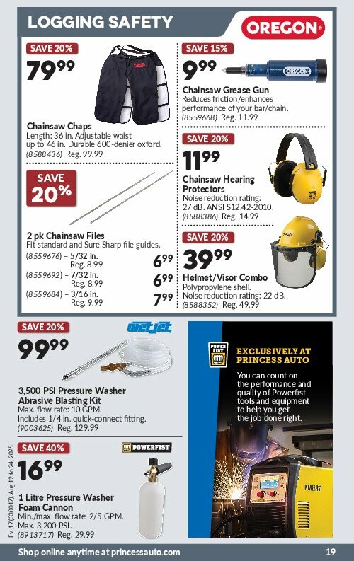 princess-auto - Princess Auto flyer valid from 08-12 - 08-24 - page: 22 princess-auto - Princess Auto flyer valid from 08-12 - 08-24 - page: 22