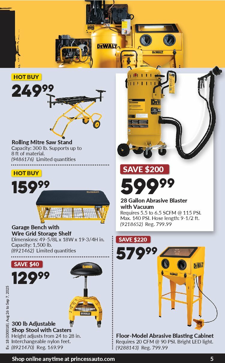 princess-auto - Princess Auto flyer valid from 08-26 - 09-07 - page: 8 princess-auto - Princess Auto flyer valid from 08-26 - 09-07 - page: 8