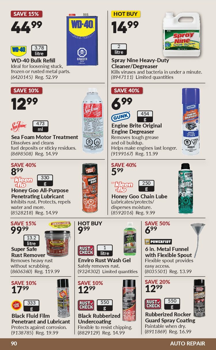 princess-auto - Princess Auto flyer valid from 08-26 - 09-07 - page: 93 princess-auto - Princess Auto flyer valid from 08-26 - 09-07 - page: 93