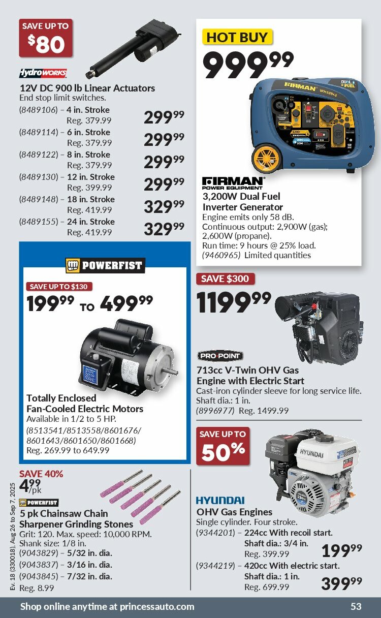 princess-auto - Princess Auto flyer valid from 08-26 - 09-07 - page: 56 princess-auto - Princess Auto flyer valid from 08-26 - 09-07 - page: 56
