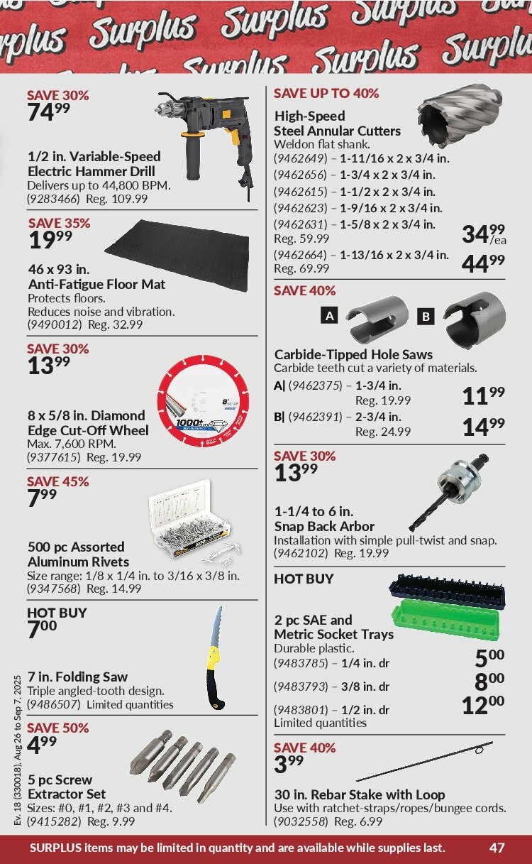 princess-auto - Princess Auto flyer valid from 08-26 - 09-07 - page: 50 princess-auto - Princess Auto flyer valid from 08-26 - 09-07 - page: 50