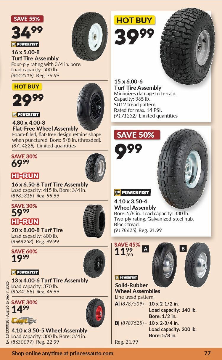 princess-auto - Princess Auto flyer valid from 08-26 - 09-07 - page: 80 princess-auto - Princess Auto flyer valid from 08-26 - 09-07 - page: 80