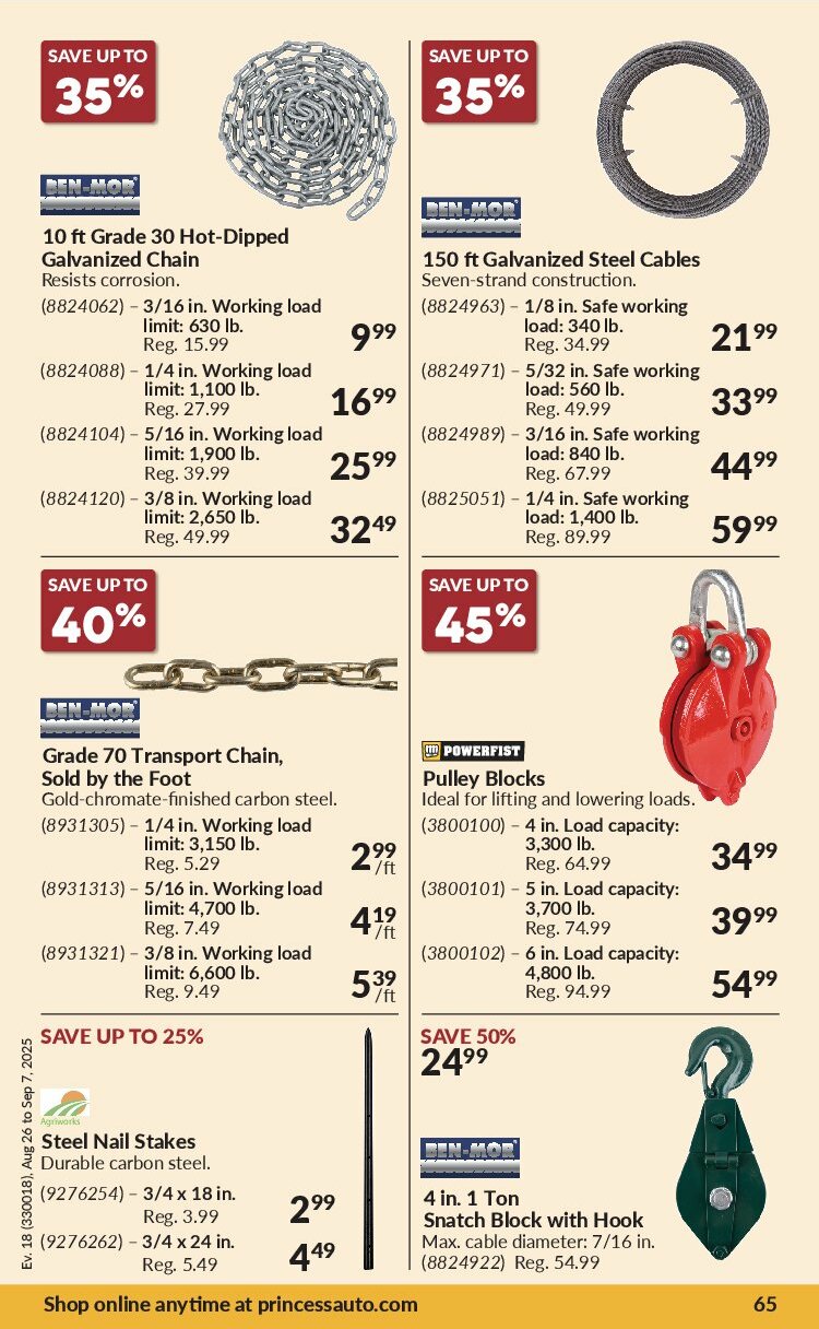 princess-auto - Princess Auto flyer valid from 08-26 - 09-07 - page: 68 princess-auto - Princess Auto flyer valid from 08-26 - 09-07 - page: 68