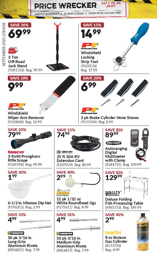 princess-auto - Princess Auto - Price Wrecker flyer valid from 09-01 - 09-30 - page: 22