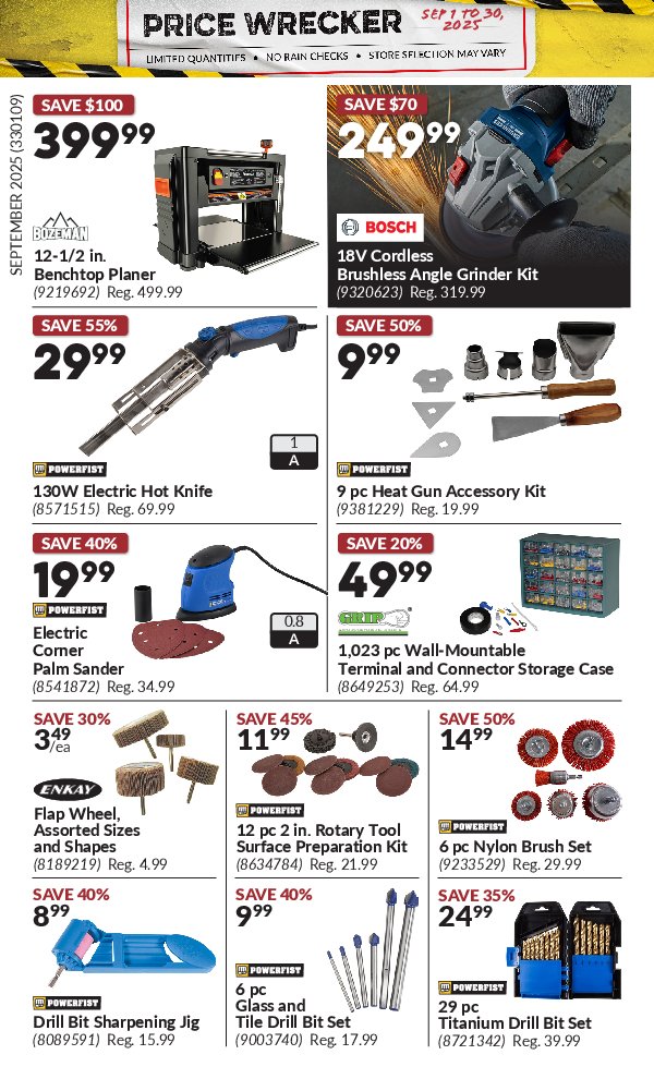 princess-auto - Princess Auto - Price Wrecker flyer valid from 09-01 - 09-30 - page: 19