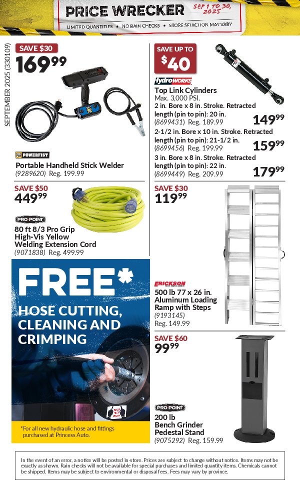 princess-auto - Princess Auto - Price Wrecker flyer valid from 09-01 - 09-30 - page: 28