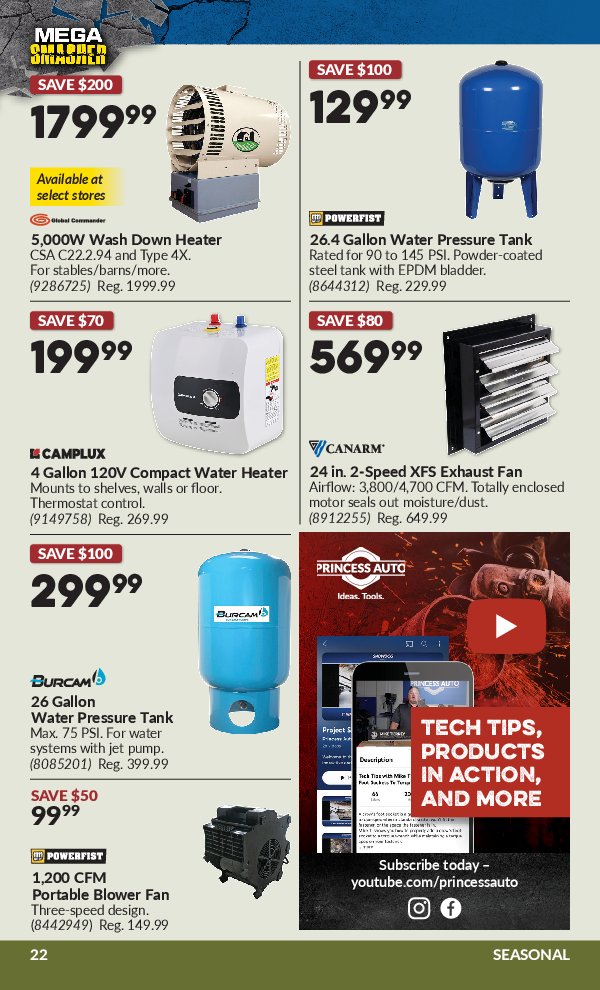princess-auto - Princess Auto flyer valid from 09-09 - 09-21 - page: 25 princess-auto - Princess Auto flyer valid from 09-09 - 09-21 - page: 25