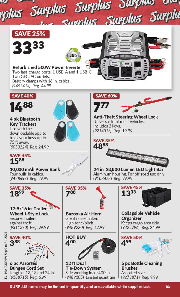 princess-auto - Princess Auto flyer valid from 09-09 - 09-21 - page: 68 princess-auto - Princess Auto flyer valid from 09-09 - 09-21 - page: 68