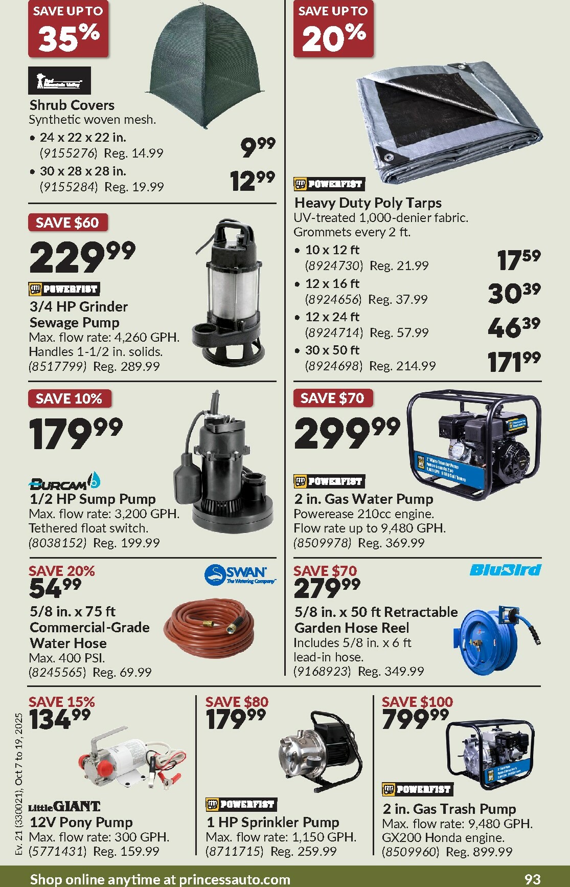princess-auto - Princess Auto flyer valid from 10-07 - 10-19 - page: 96 princess-auto - Princess Auto flyer valid from 10-07 - 10-19 - page: 96