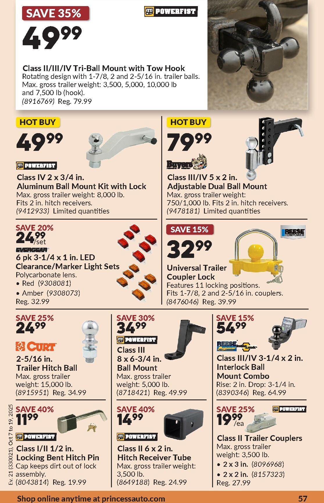 princess-auto - Princess Auto flyer valid from 10-07 - 10-19 - page: 60 princess-auto - Princess Auto flyer valid from 10-07 - 10-19 - page: 60