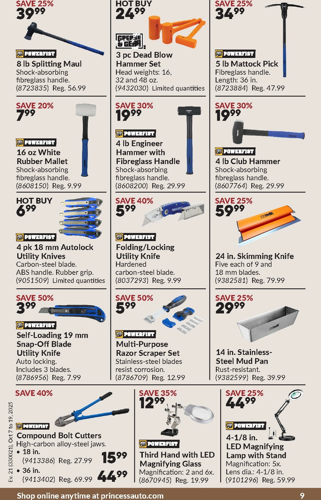 princess-auto - Princess Auto flyer valid from 10-07 - 10-19 - page: 12 princess-auto - Princess Auto flyer valid from 10-07 - 10-19 - page: 12