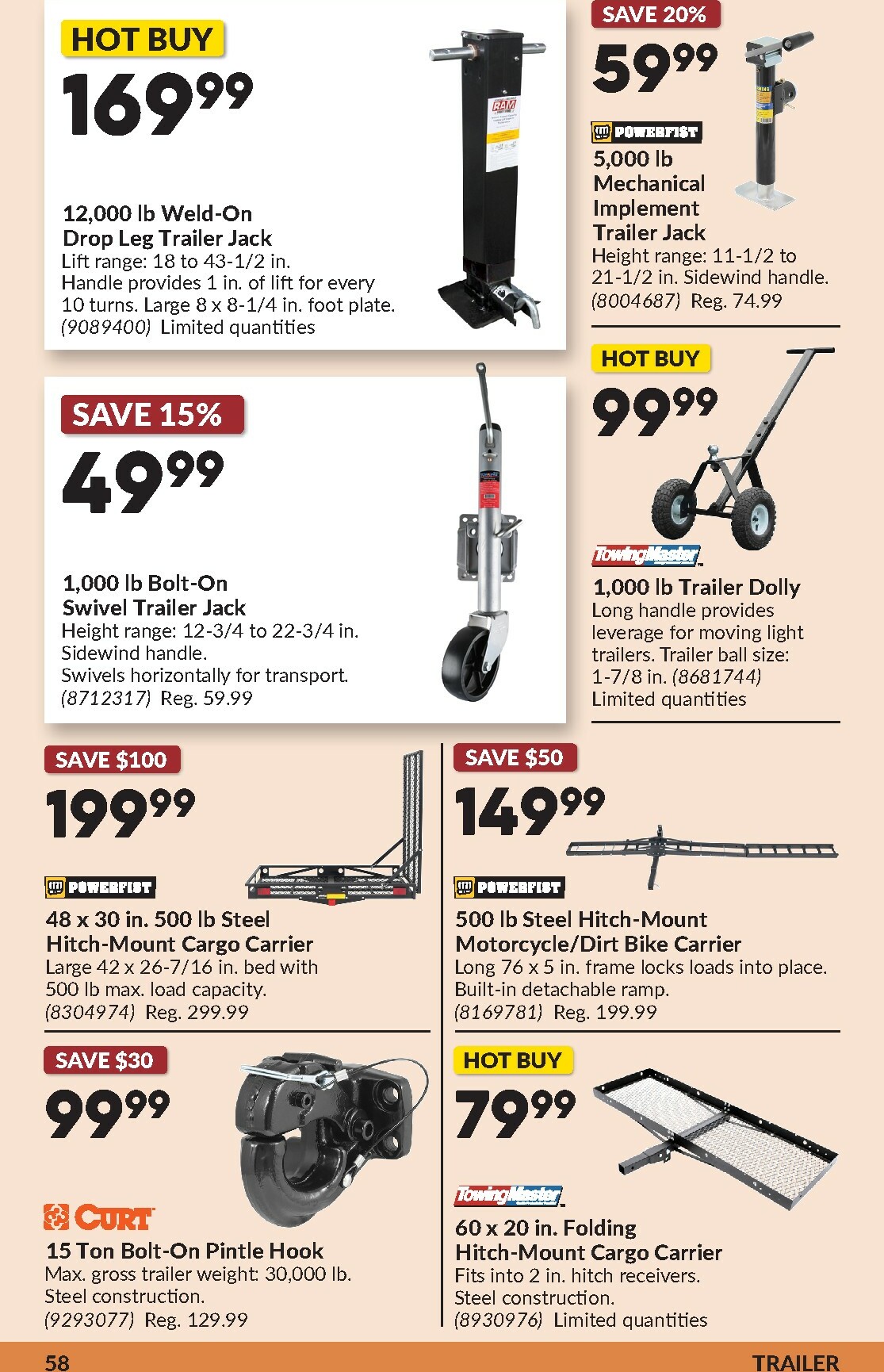 princess-auto - Princess Auto flyer valid from 10-07 - 10-19 - page: 61 princess-auto - Princess Auto flyer valid from 10-07 - 10-19 - page: 61