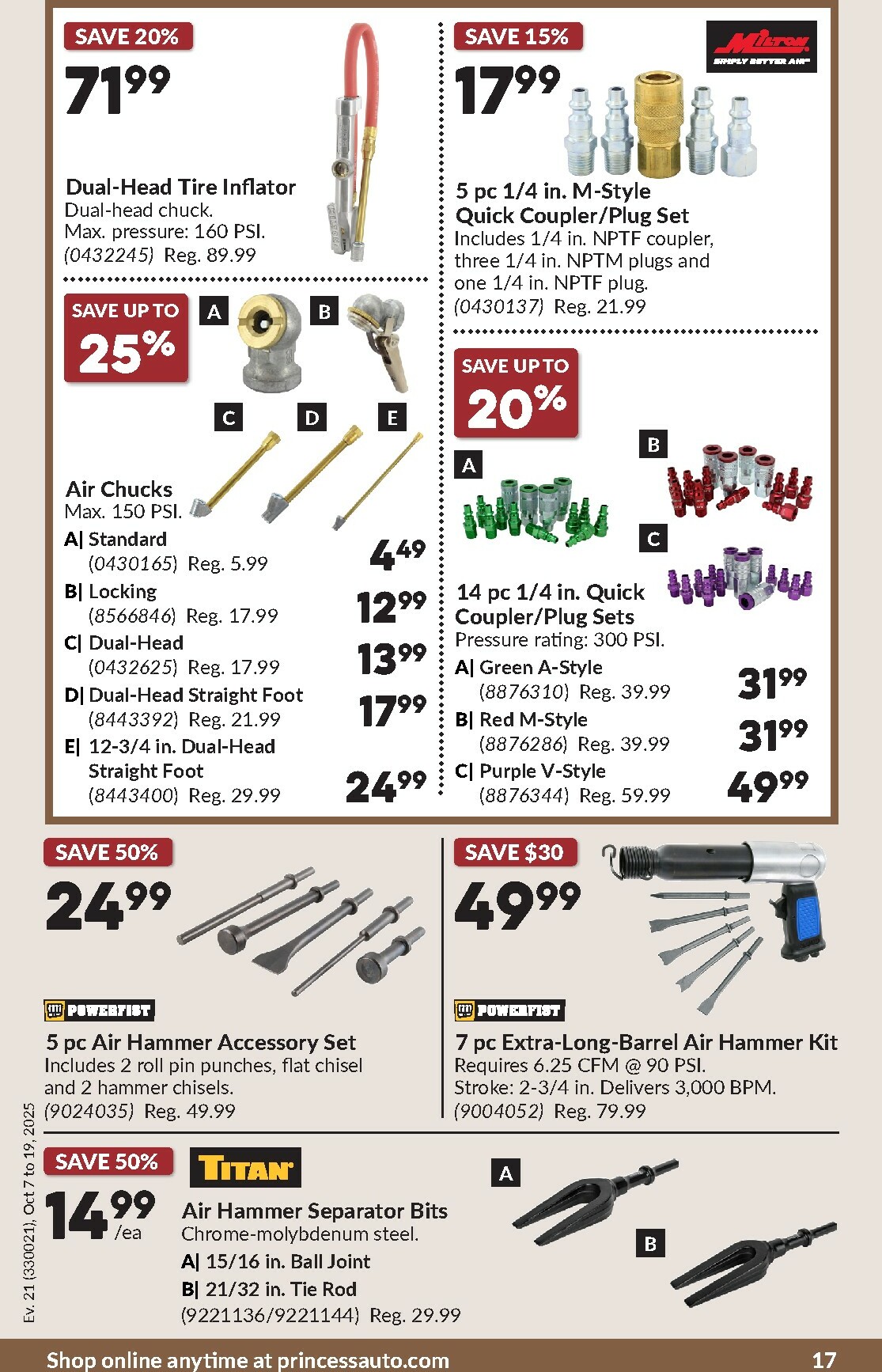 princess-auto - Princess Auto flyer valid from 10-07 - 10-19 - page: 20 princess-auto - Princess Auto flyer valid from 10-07 - 10-19 - page: 20