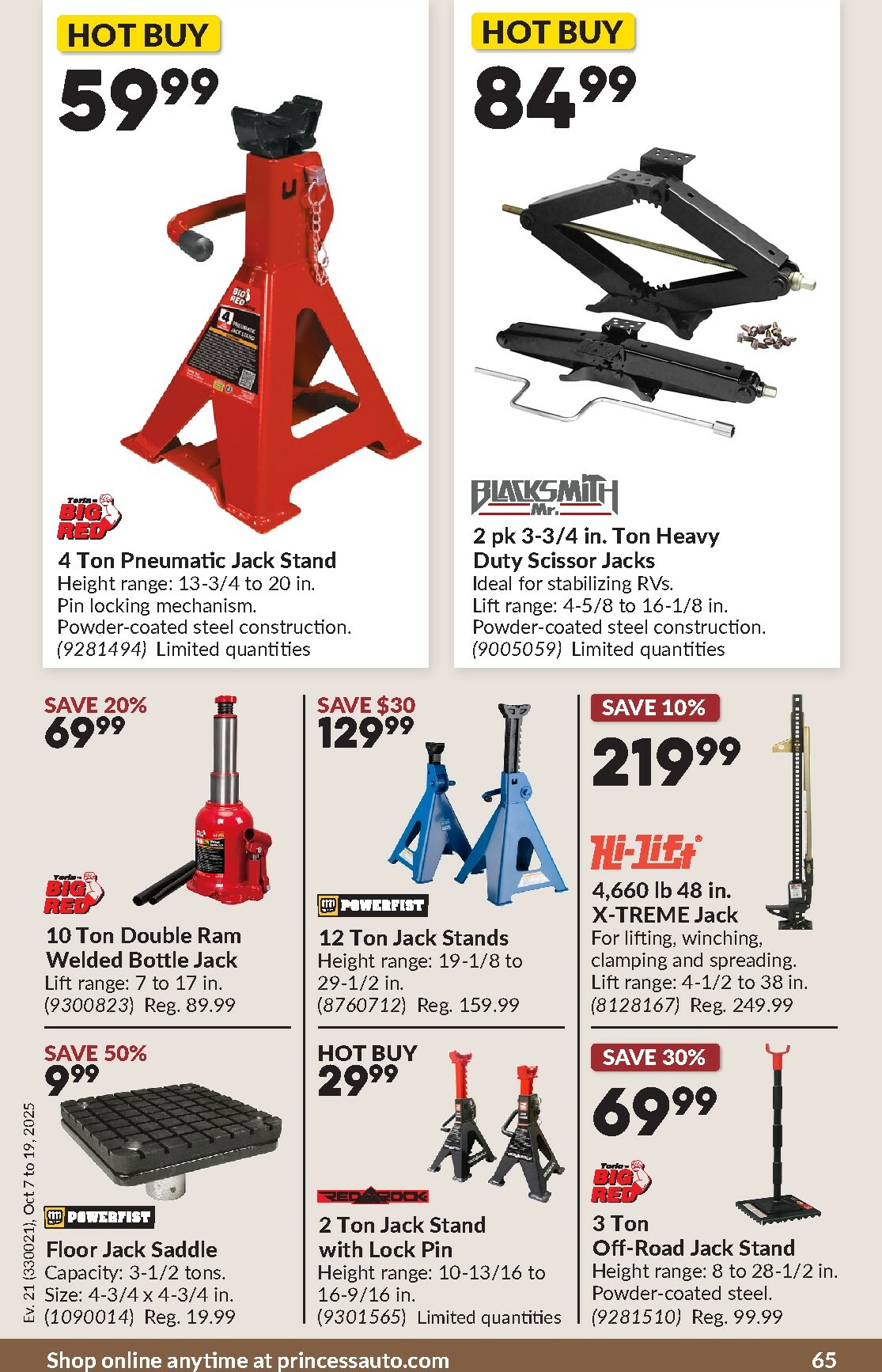 princess-auto - Princess Auto flyer valid from 10-07 - 10-19 - page: 68 princess-auto - Princess Auto flyer valid from 10-07 - 10-19 - page: 68
