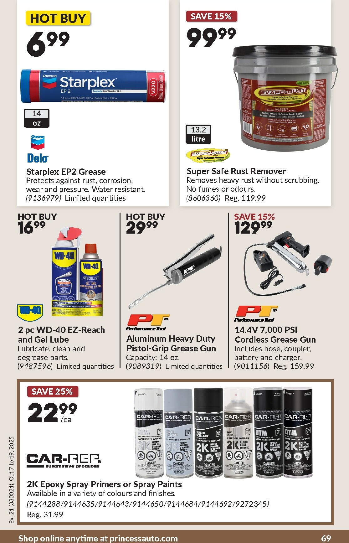 princess-auto - Princess Auto flyer valid from 10-07 - 10-19 - page: 72 princess-auto - Princess Auto flyer valid from 10-07 - 10-19 - page: 72