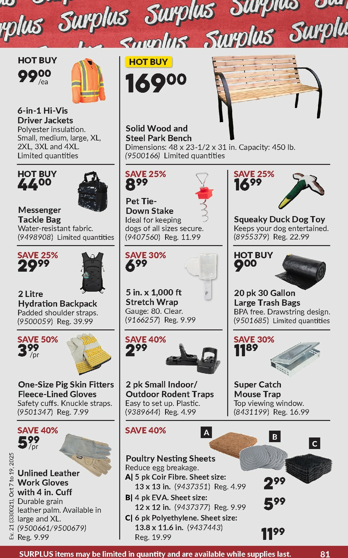 princess-auto - Princess Auto flyer valid from 10-07 - 10-19 - page: 84 princess-auto - Princess Auto flyer valid from 10-07 - 10-19 - page: 84