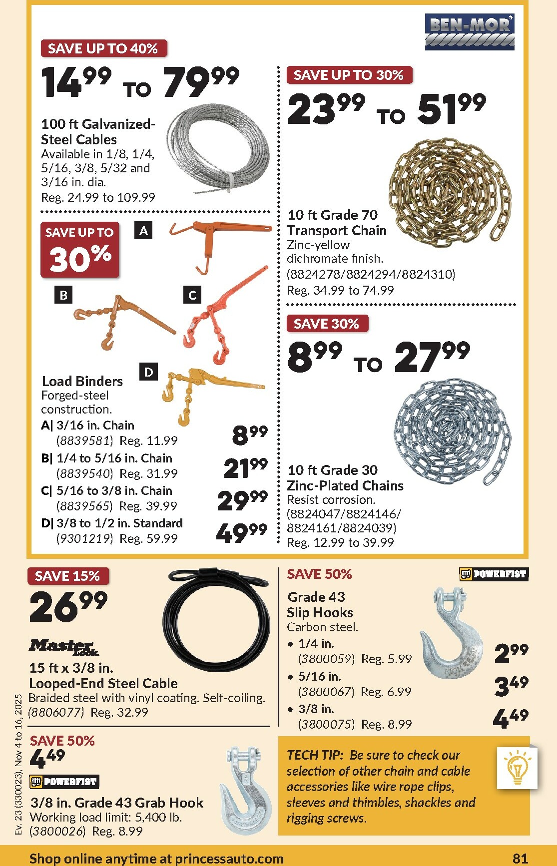 princess-auto - Princess Auto Flyer Valid From 11-04 to 11-16 - page: 85