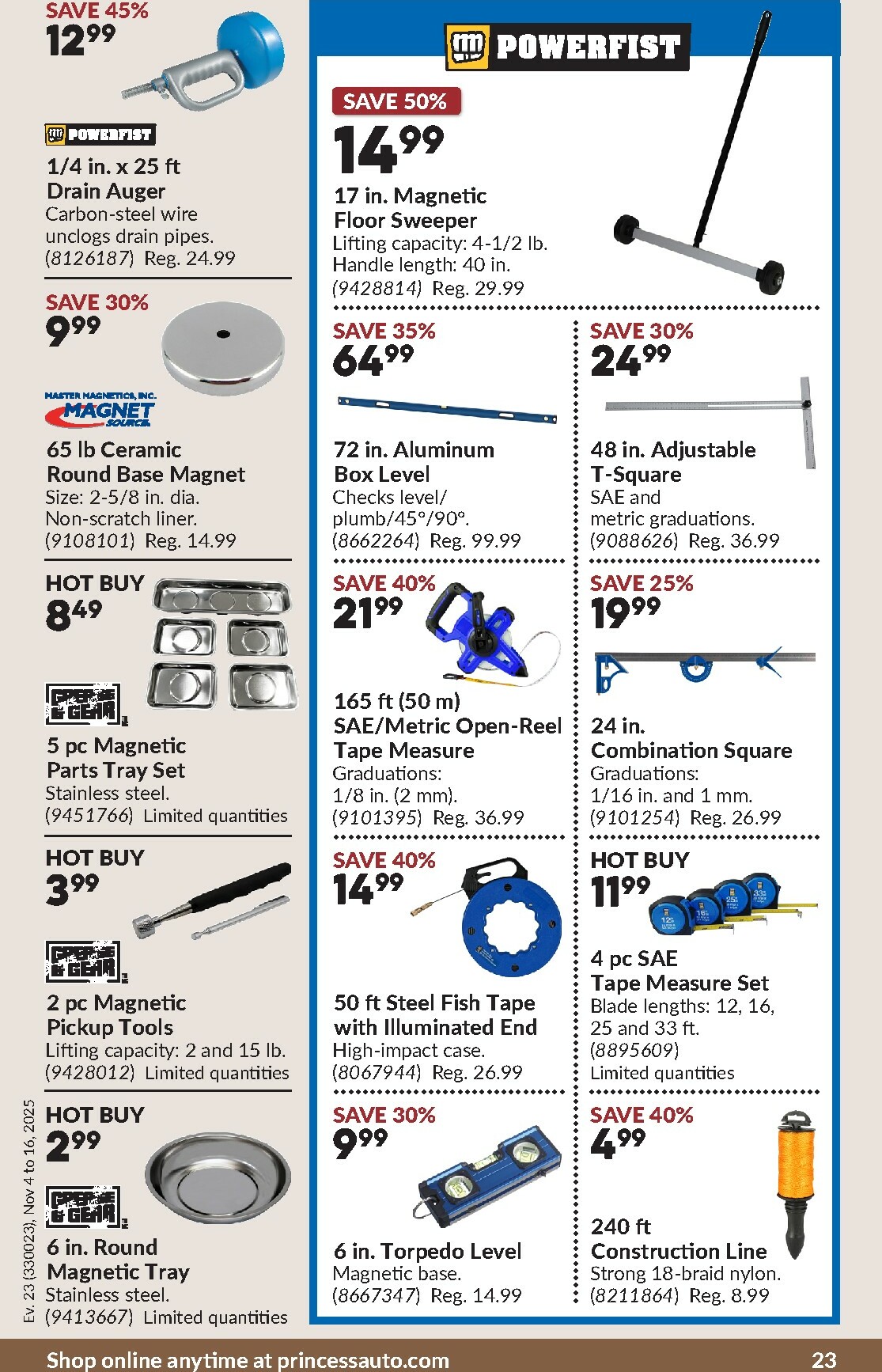 princess-auto - Princess Auto Flyer Valid From 11-04 to 11-16 - page: 27