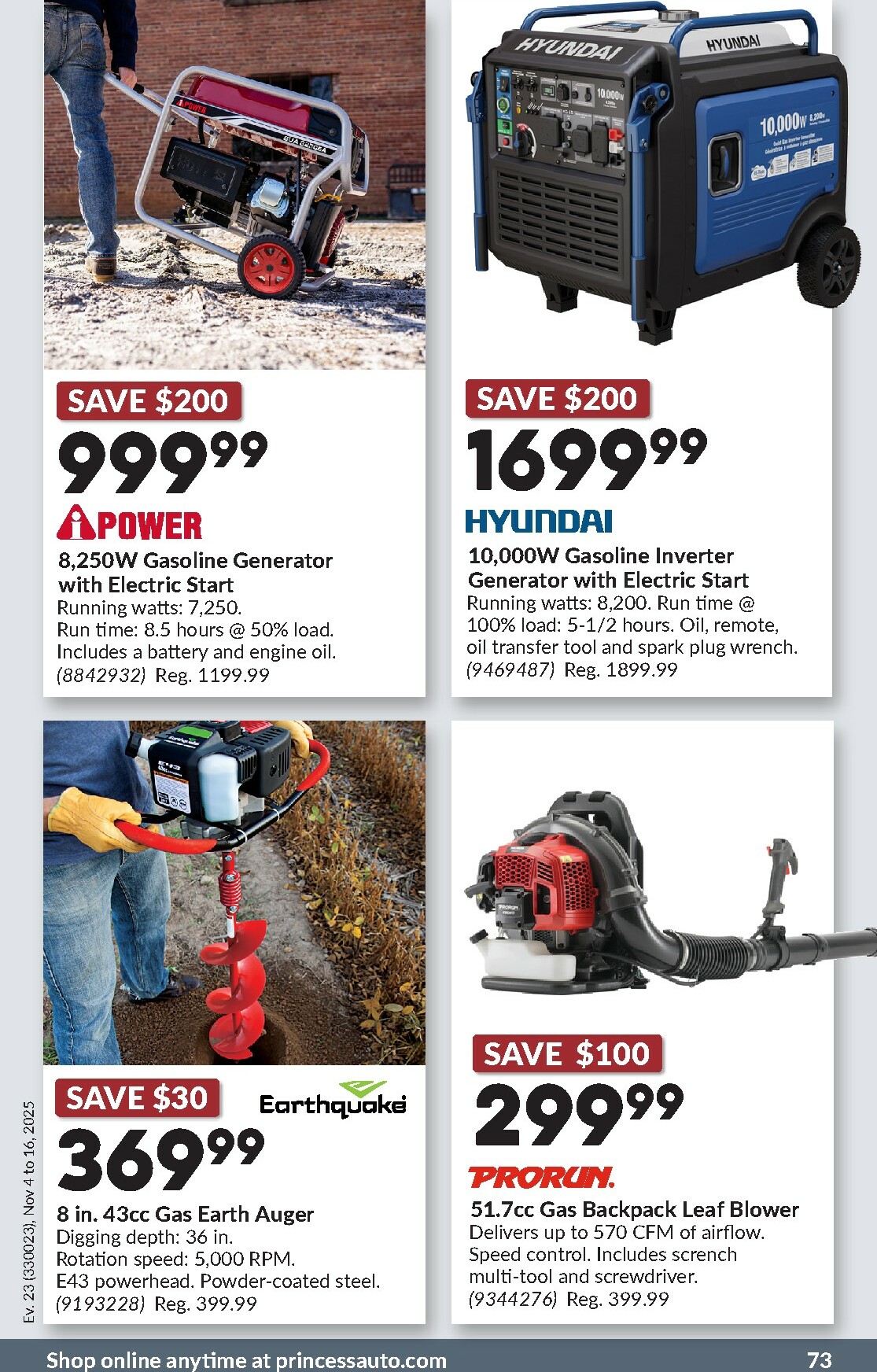 princess-auto - Princess Auto Flyer Valid From 11-04 to 11-16 - page: 77