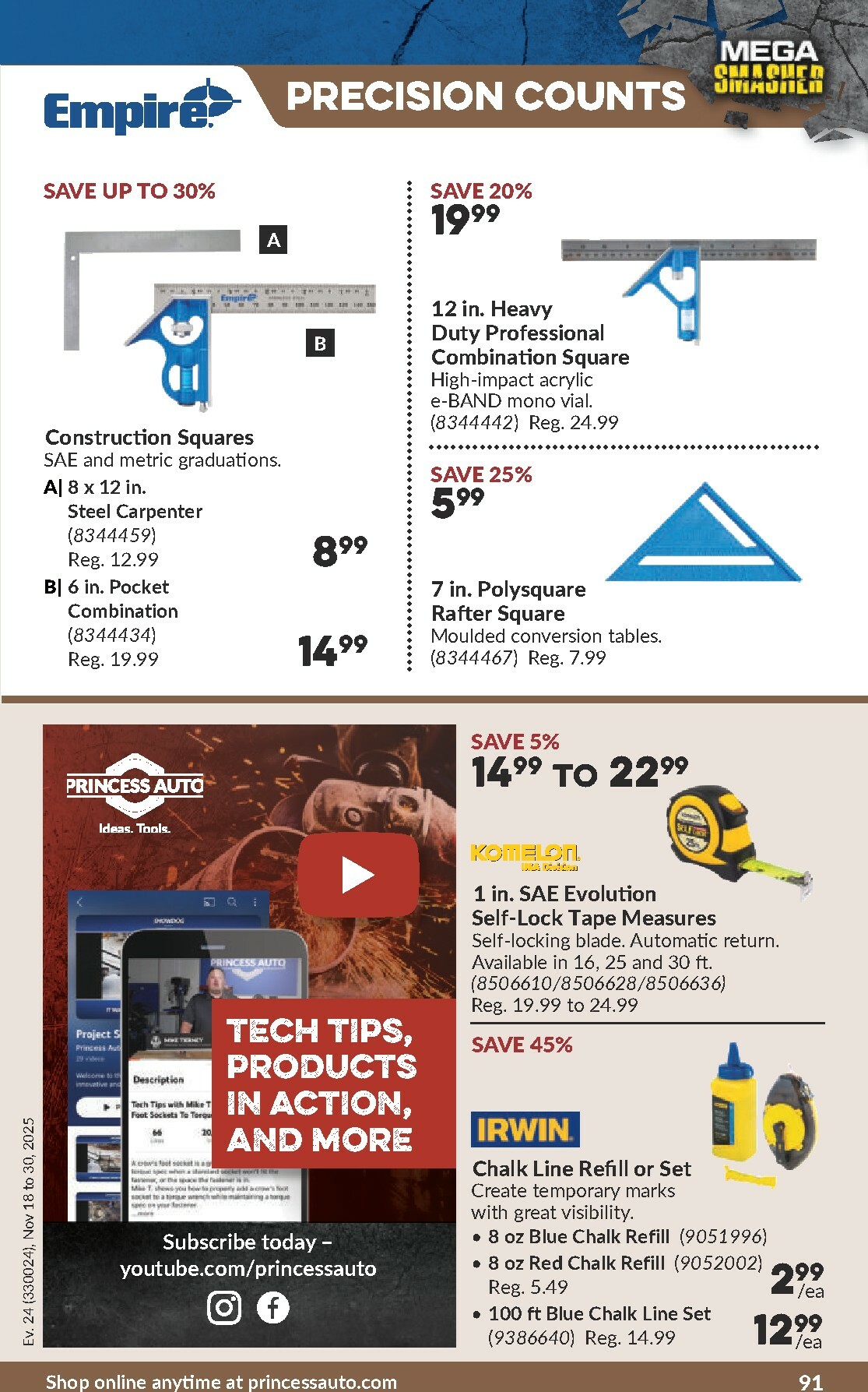 princess-auto - Princess Auto Flyer Valid From 11-18 to 11-30 - page: 94