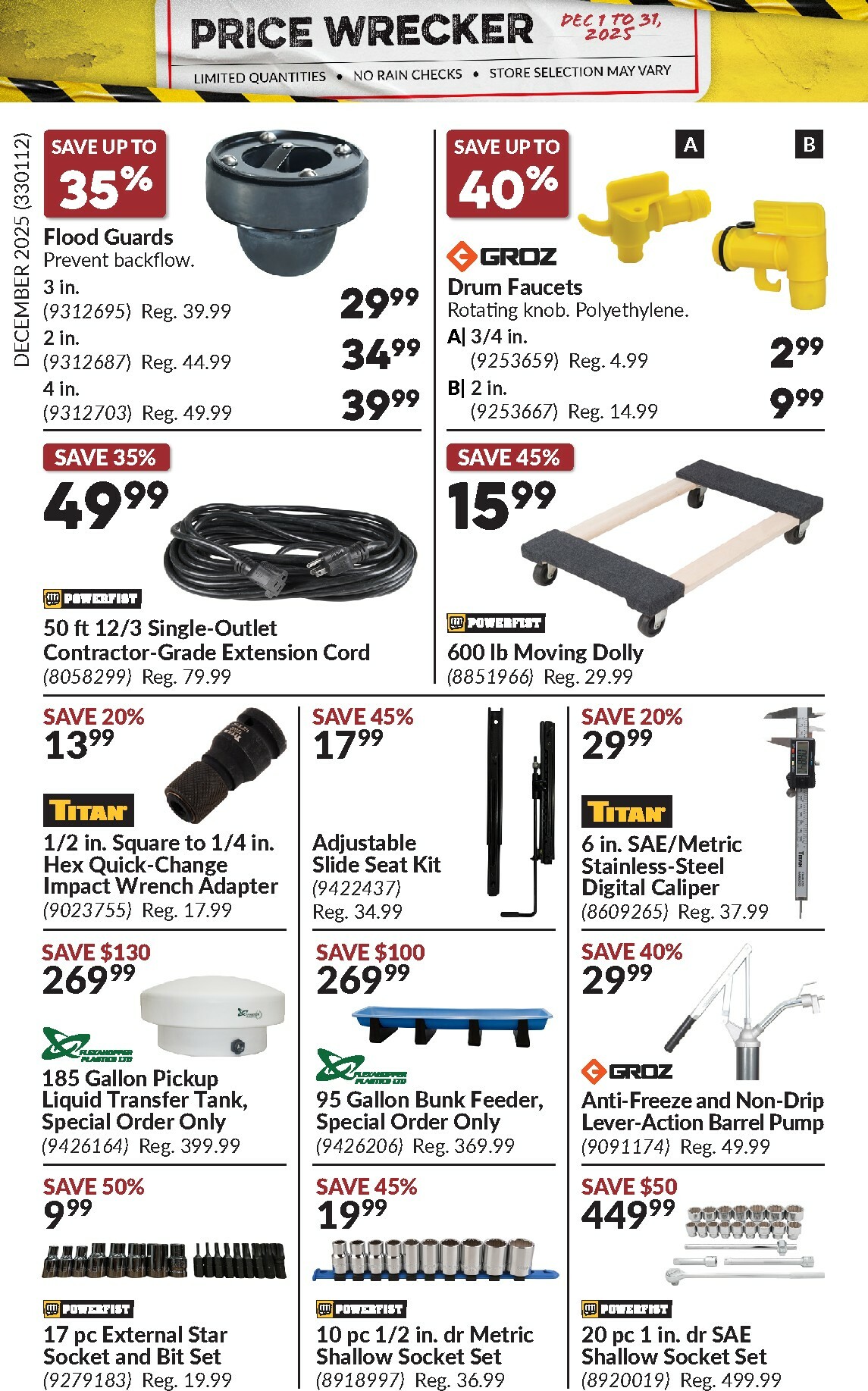 princess-auto - Princess Auto - Price Wrecker Flyer Valid From 12-01 to 12-31 - page: 31