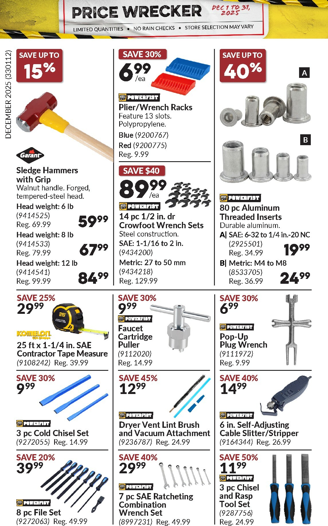 princess-auto - Princess Auto - Price Wrecker Flyer Valid From 12-01 to 12-31 - page: 30