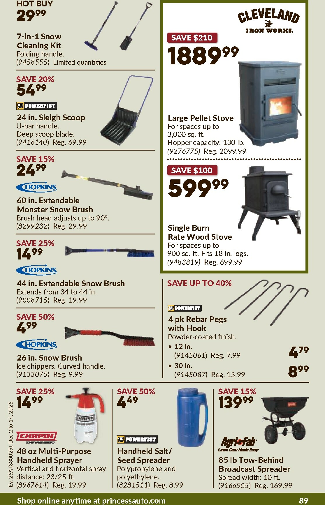 princess-auto - Princess Auto Flyer Valid From 12-02 to 12-14 - page: 93