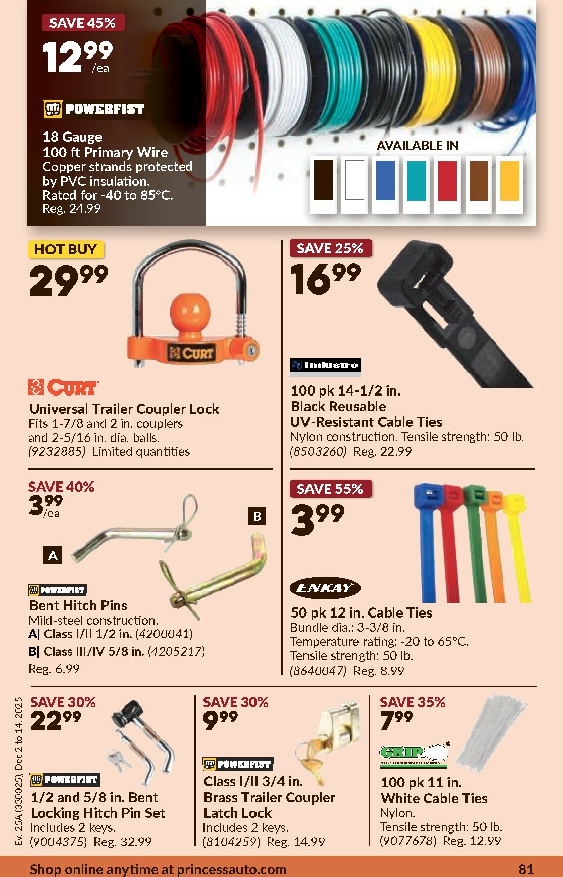 princess-auto - Princess Auto Flyer Valid From 12-02 to 12-14 - page: 85