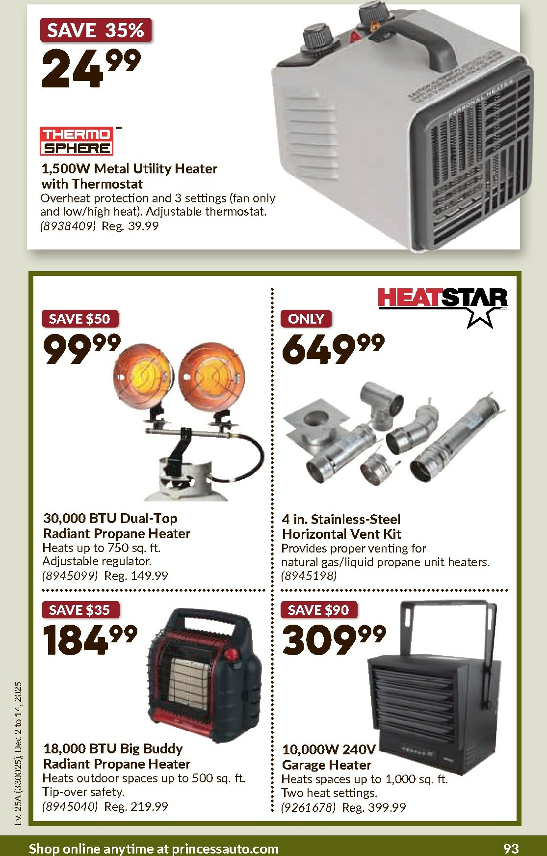 princess-auto - Princess Auto Flyer Valid From 12-02 to 12-14 - page: 97